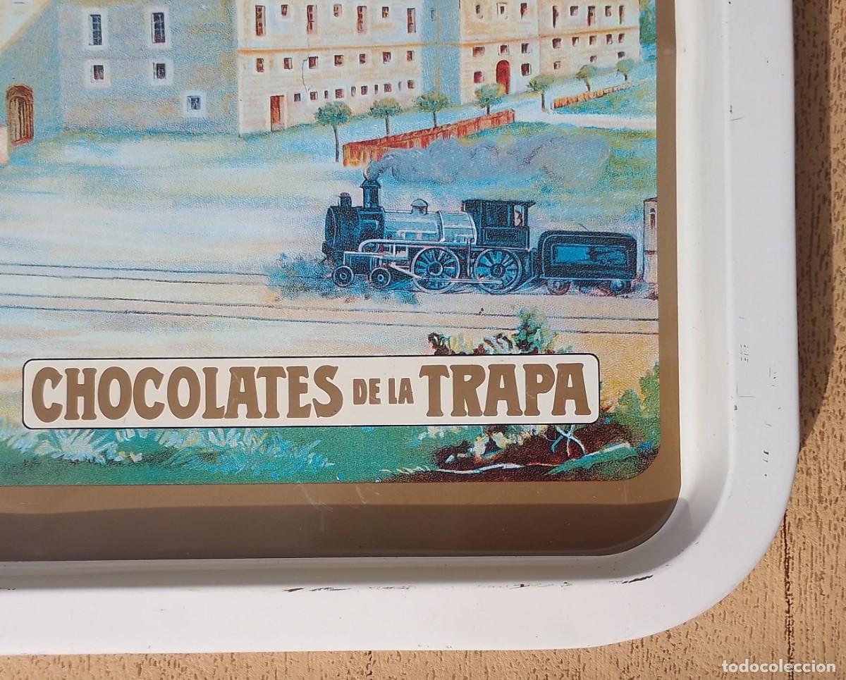 Antig&uuml;edades: Bandeja Publicidad Chocolates de la Trapa - Foto 6