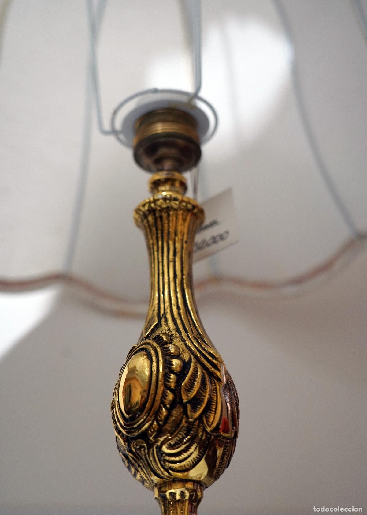 Antig&uuml;edades: L&aacute;mpara de bronce - Foto 3