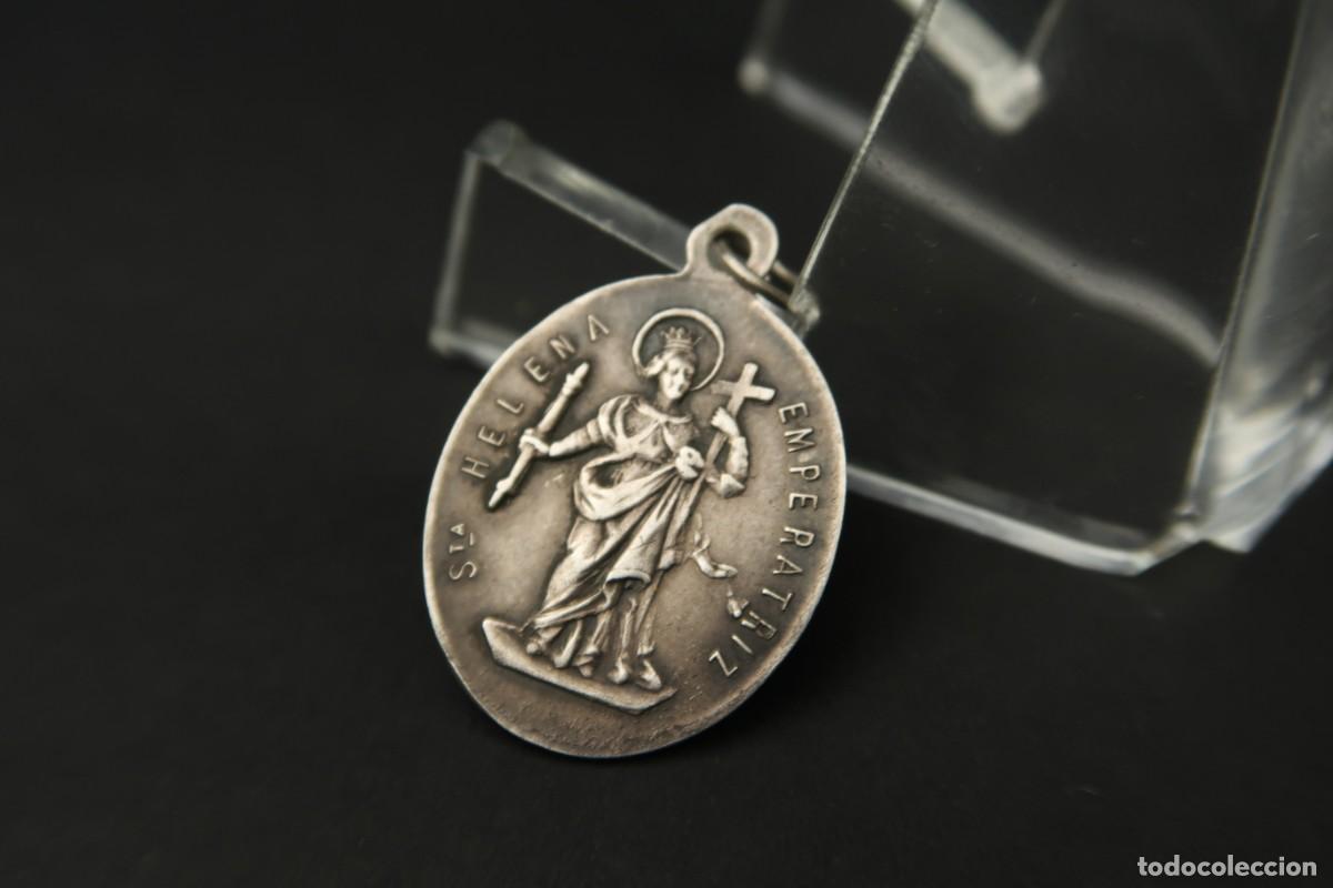Antig&uuml;edades: Antigua Medalla Religiosa de Plata - Foto 3