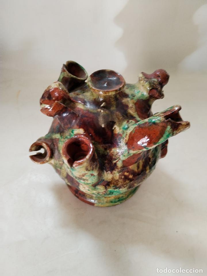 Antig&uuml;edades: botijo de terracota vidriada - Foto 3