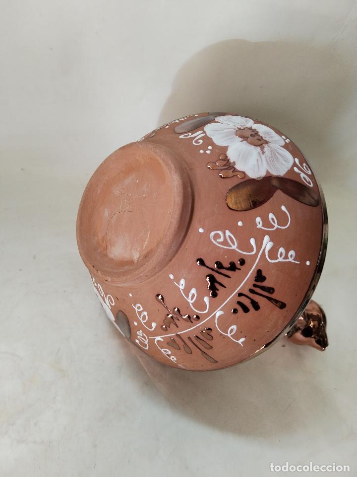 Antig&uuml;edades: botijo gallina de ceramica reflejo - Foto 4
