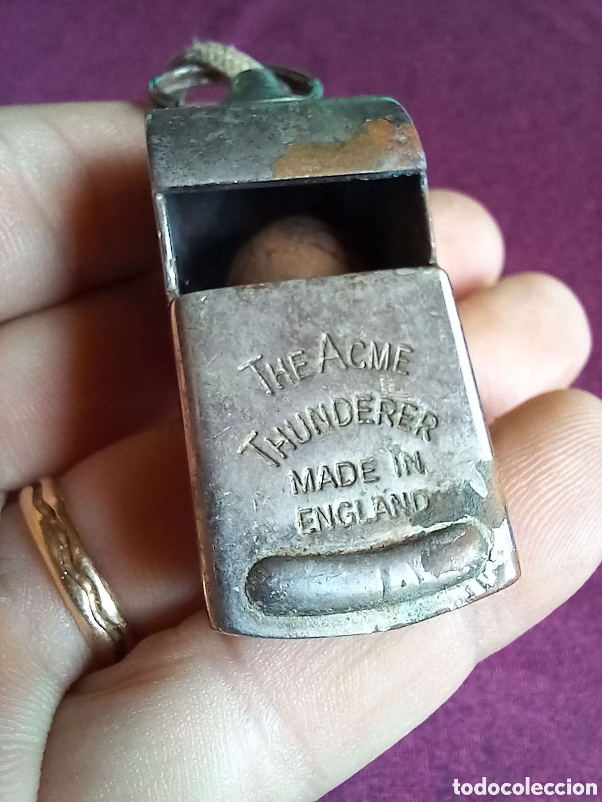 Antig&uuml;edades: ANTIGUO SILBATO THE ACME THUNDERER - Foto 3