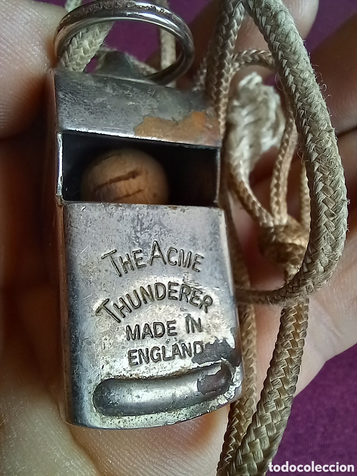 Antig&uuml;edades: ANTIGUO SILBATO THE ACME THUNDERER - Foto 9