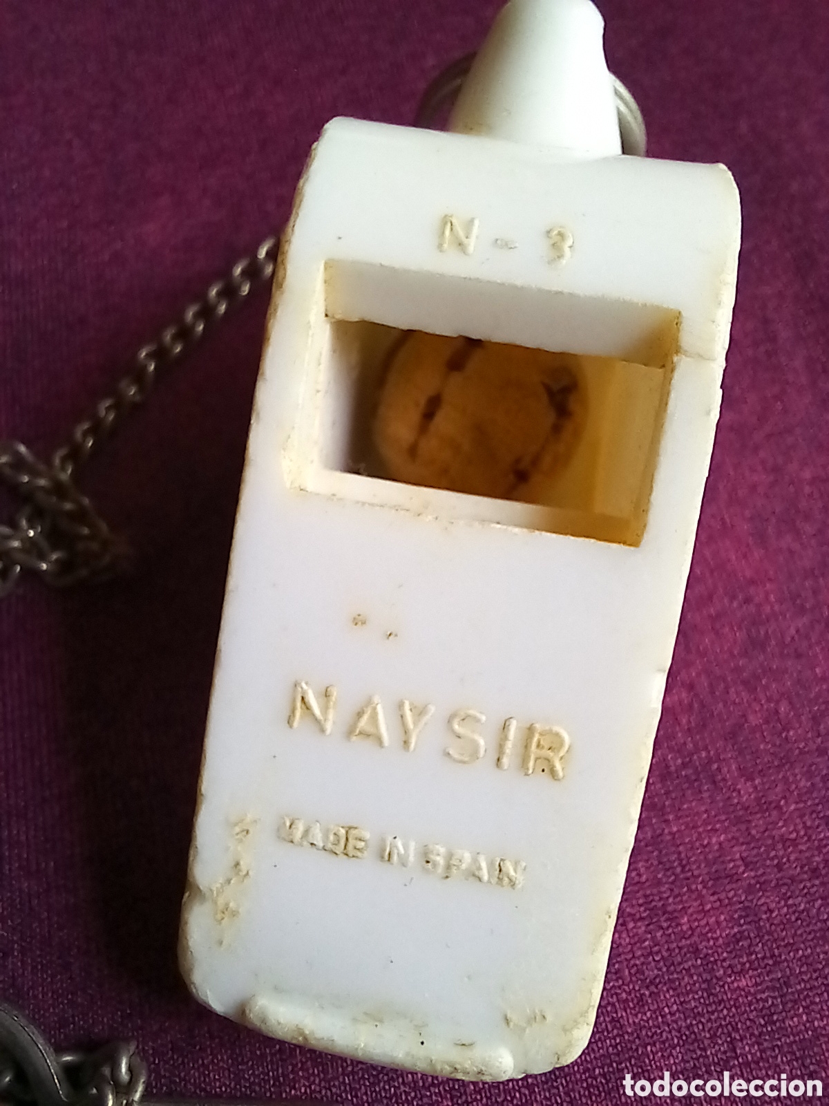 Antig&uuml;edades: SILBATO DE PLASTICO NAYSIR - Foto 2