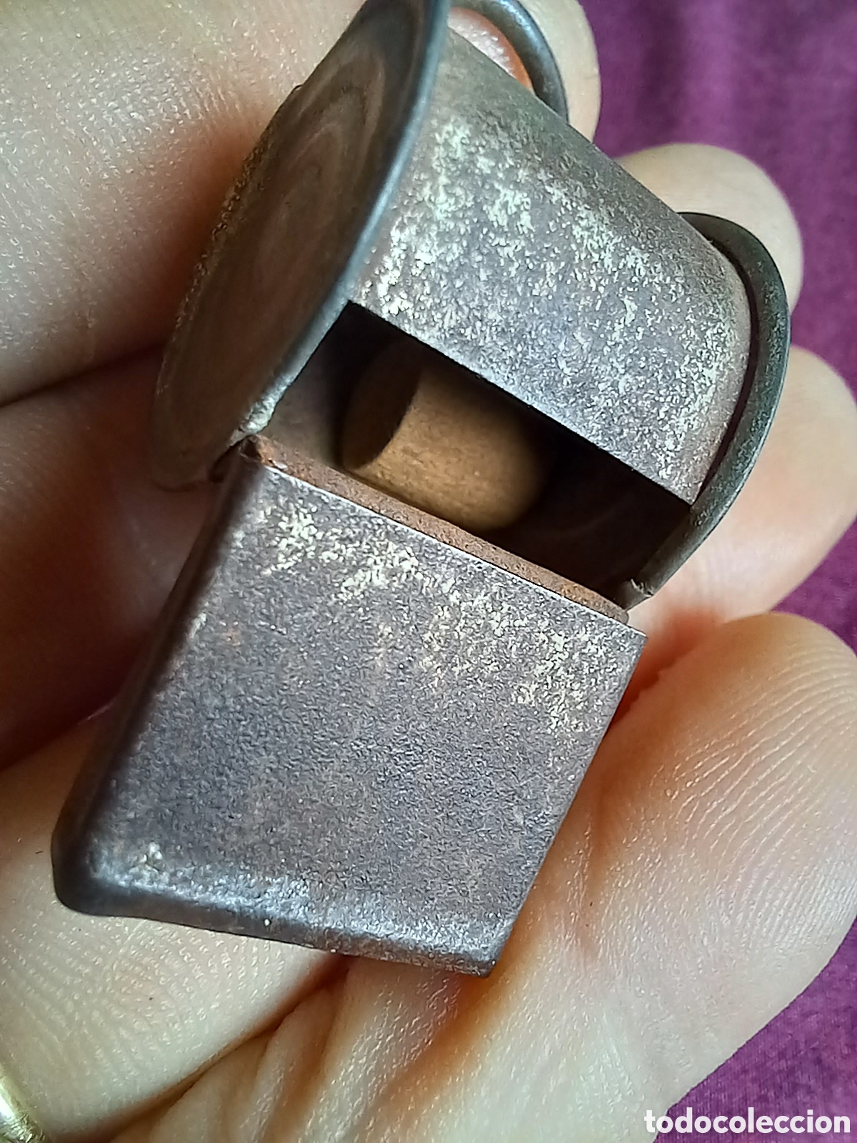 Antig&uuml;edades: ANTIGUO SILBATO CHAPA - Foto 2