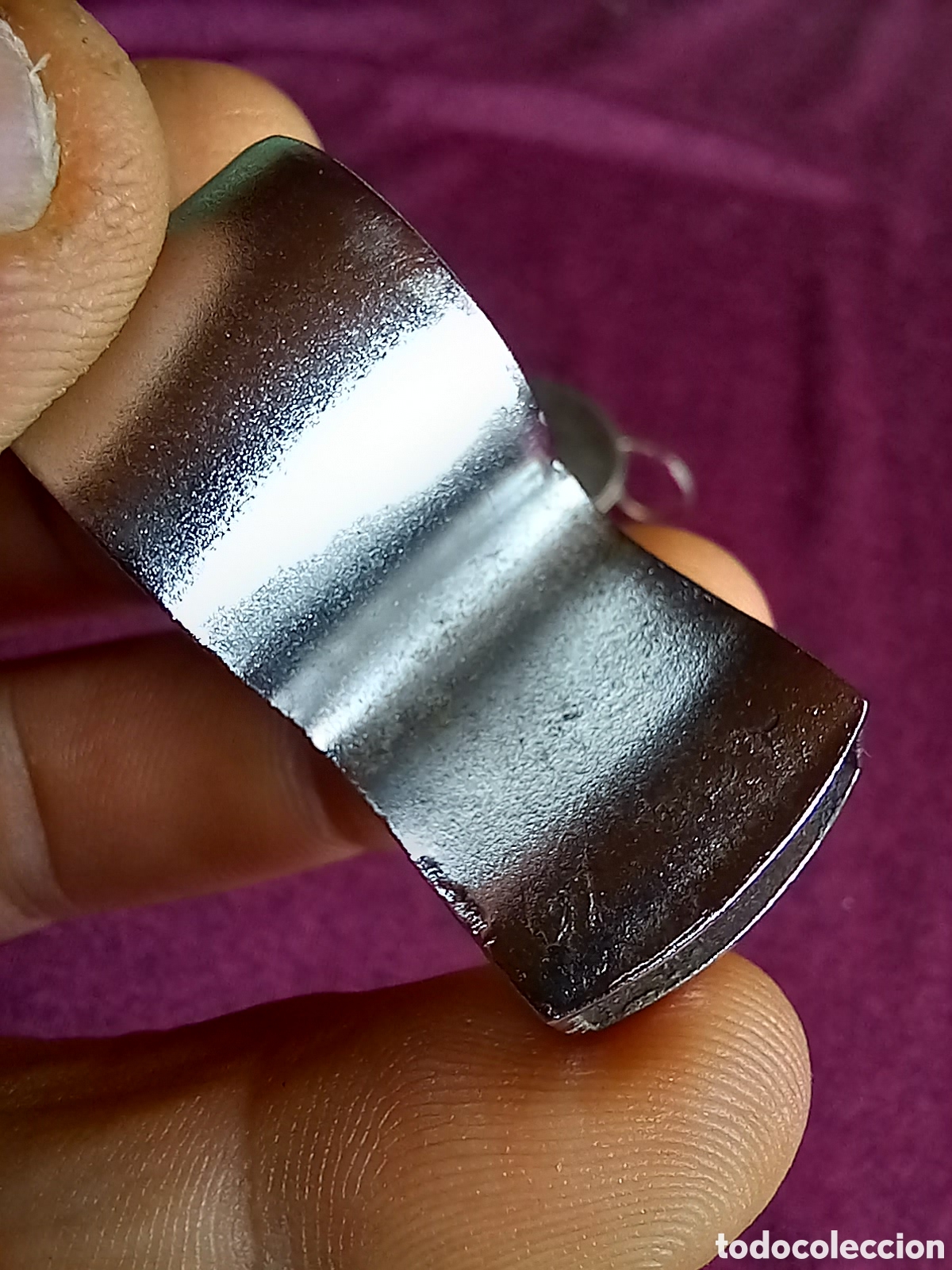 Antig&uuml;edades: LOTE DE 4 SILBATOS DE METAL - Foto 10