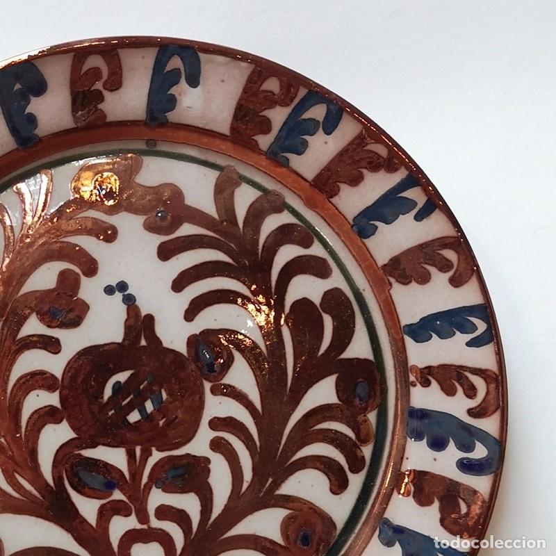 Antig&uuml;edades: Plato con Reflejos Cobrizos - Foto 3
