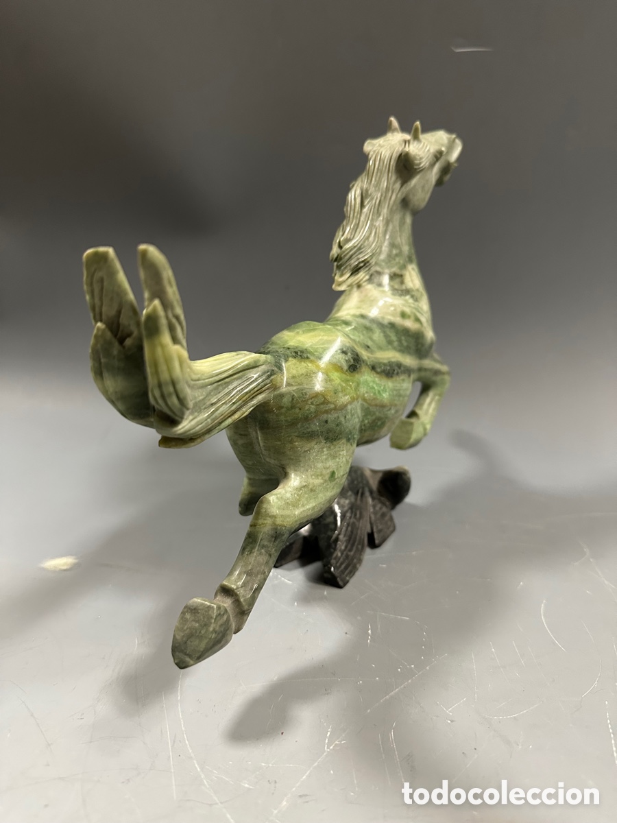 Antig&uuml;edades: PRECIOSO CABALLO DE JADE - Foto 3