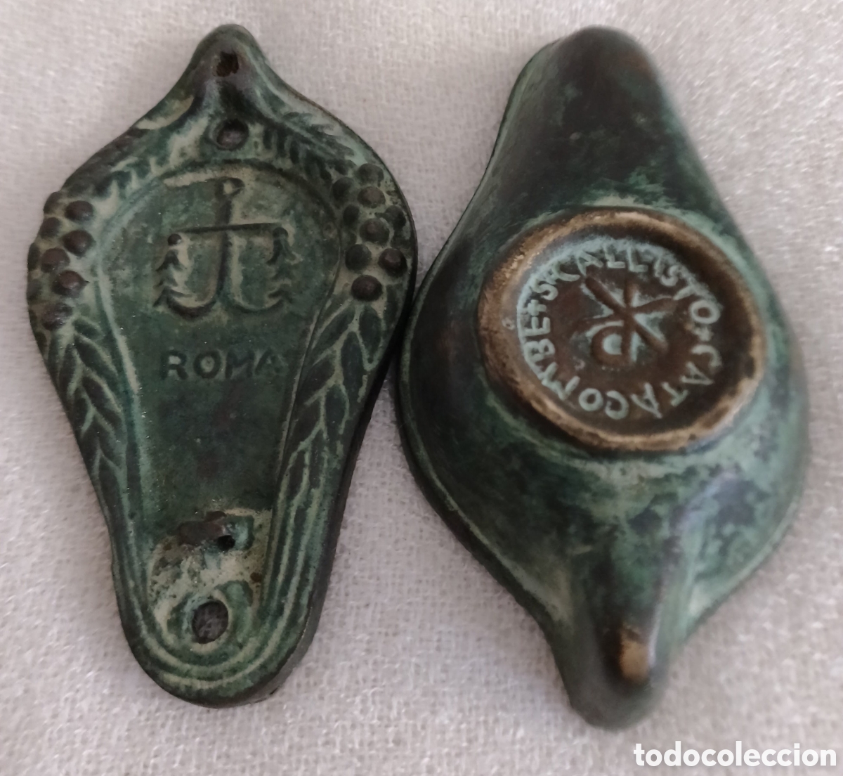 Antig&uuml;edades: Lucerna y Clip Bronce Roma. - Foto 17