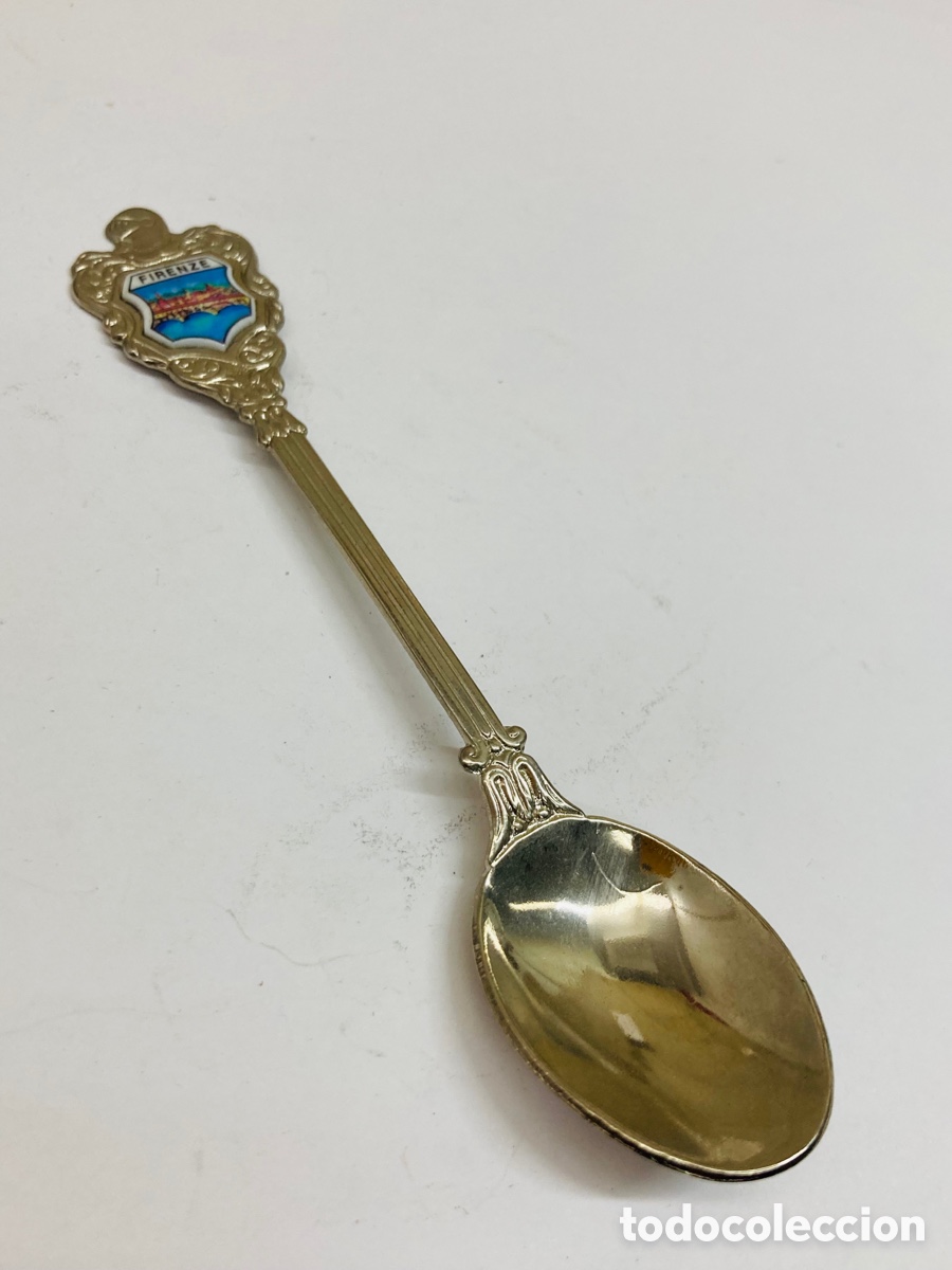 Antiques: Cuchara met&aacute;lica de alpaca /CH01