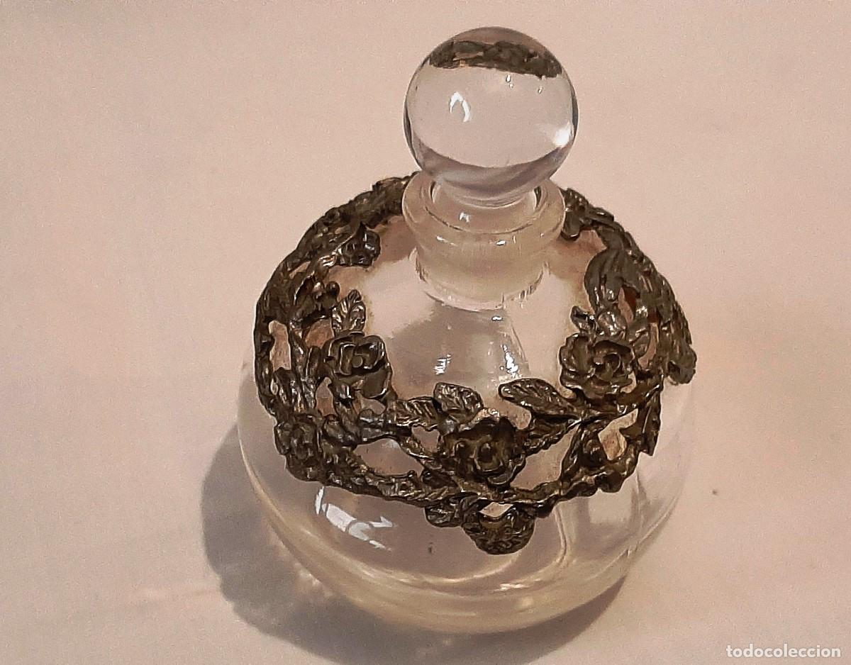 Antig&uuml;edades: Frasco perfumero cristal - Foto 2