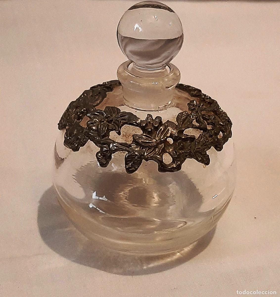 Antig&uuml;edades: Frasco perfumero cristal - Foto 4