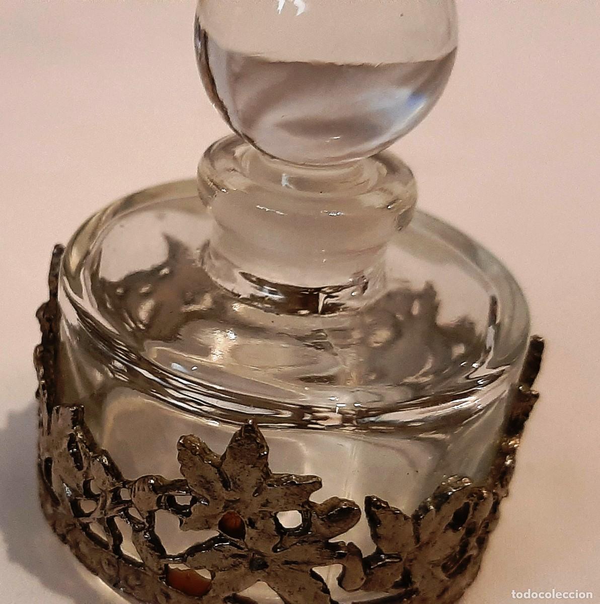 Antig&uuml;edades: Frasco de aceite de almizcle en cristal - Foto 3