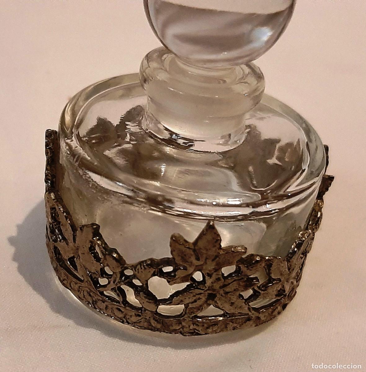 Antig&uuml;edades: Frasco de aceite de almizcle en cristal - Foto 4