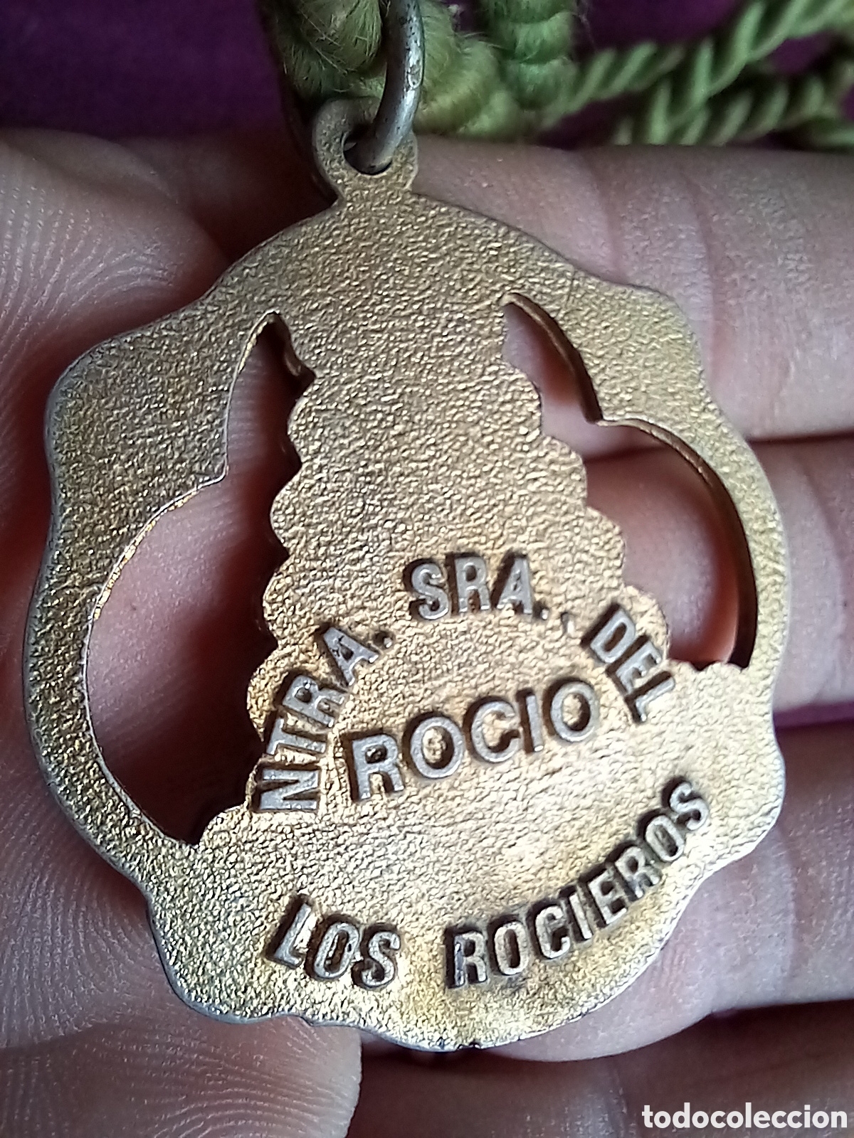 Antig&uuml;edades: COLGANTE HERMANDAD DEL ROCIO - Foto 3