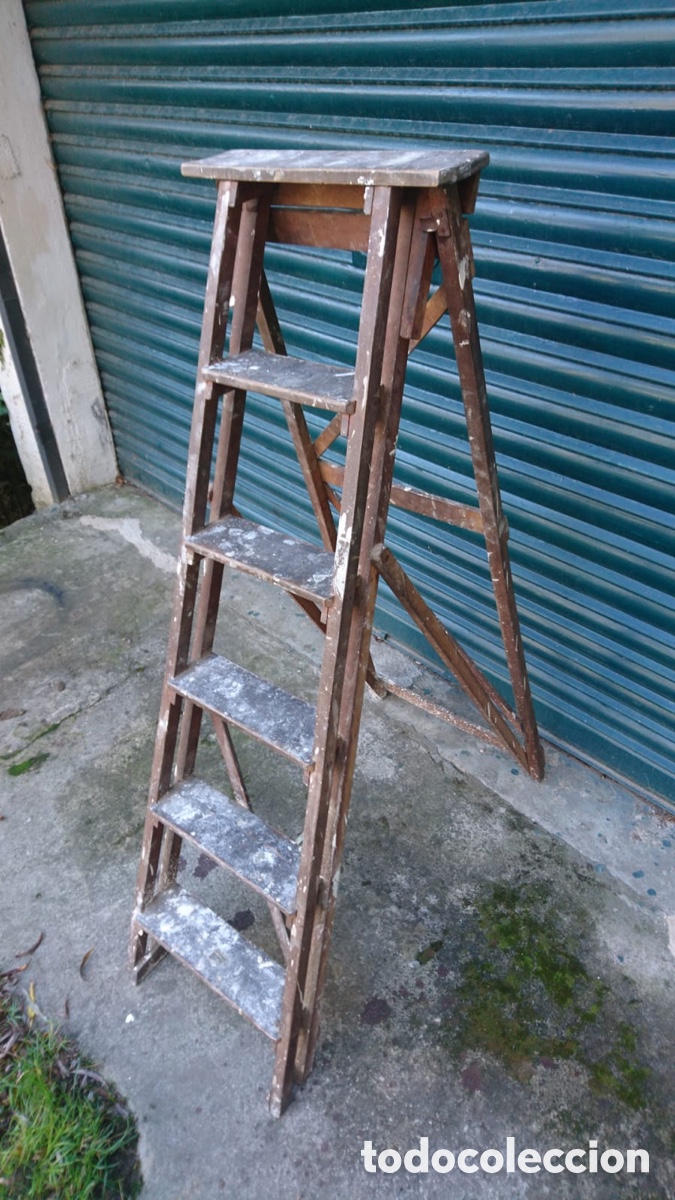Antig&uuml;edades: Escalera pintor - Foto 1