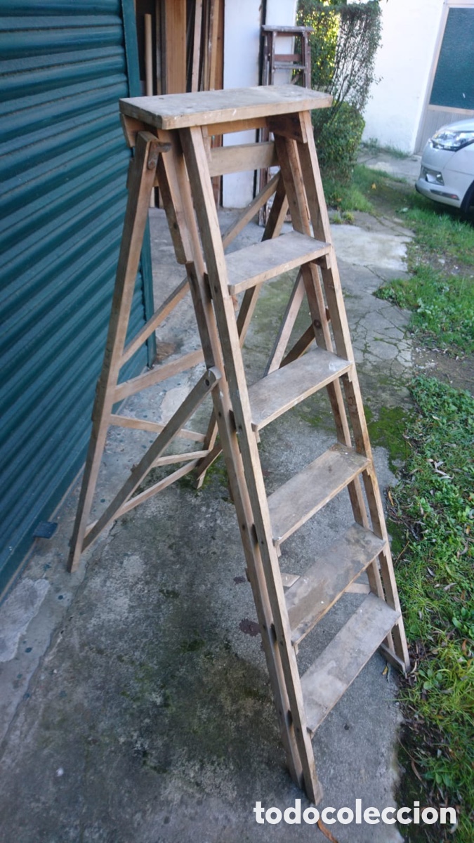 Antig&uuml;edades: Escalera pintor - Foto 1