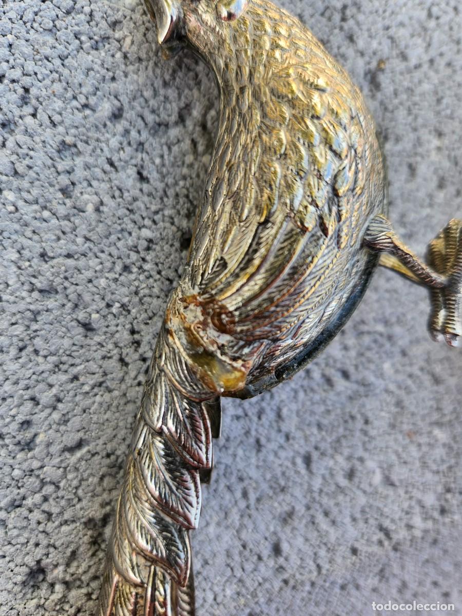 Antig&uuml;edades: Lote 4 p&aacute;jaros de metal - Foto 7
