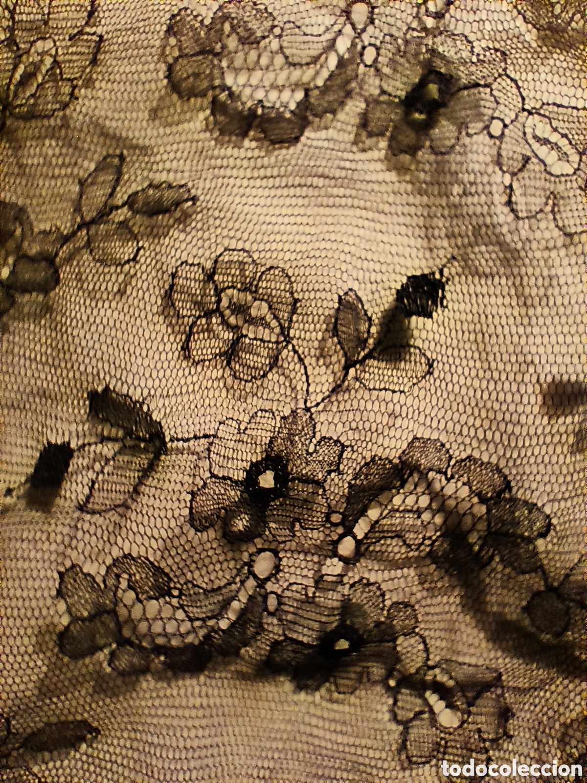 Antig&uuml;edades: Mantilla blonda - Foto 6