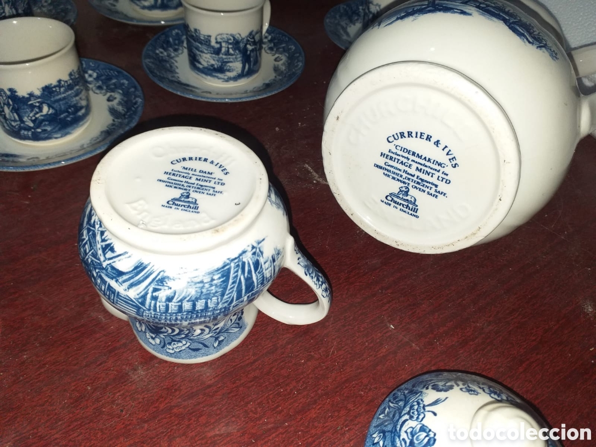 Antig&uuml;edades: Juego de caf&eacute; churchill - Foto 2