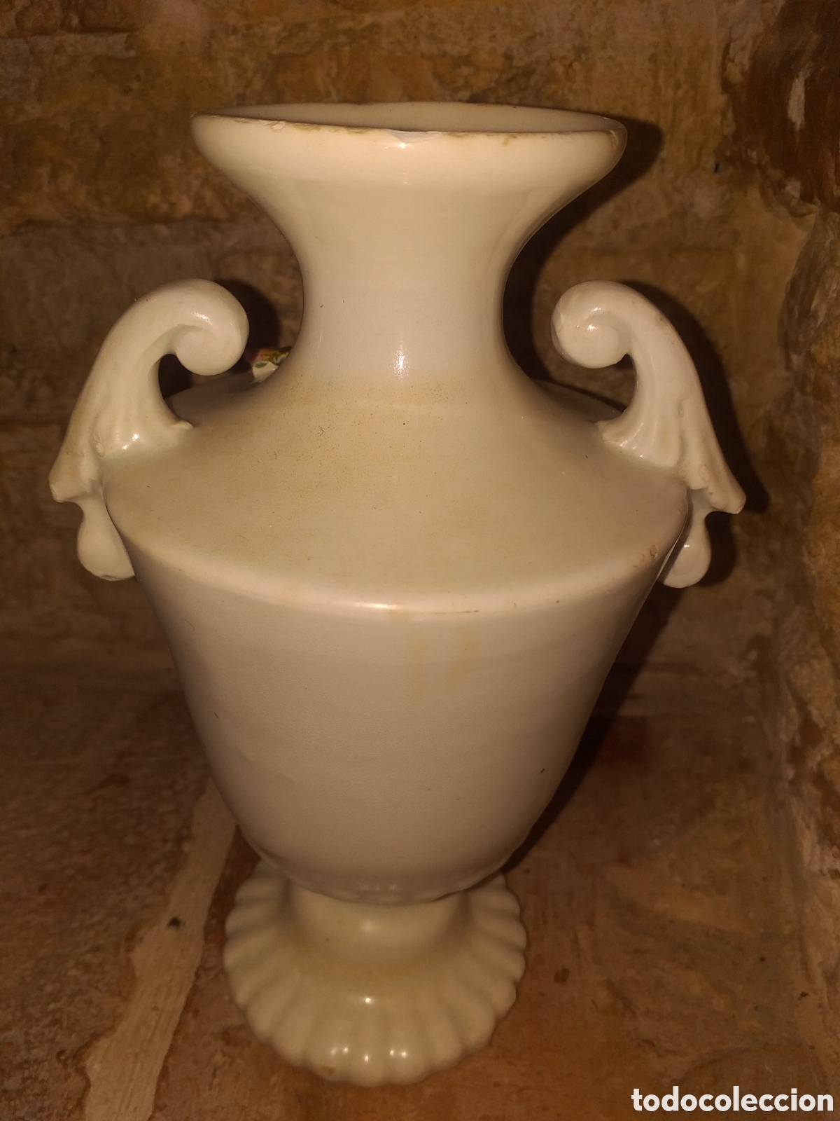 Antig&uuml;edades: Pareja jarrones ceramica - Foto 5