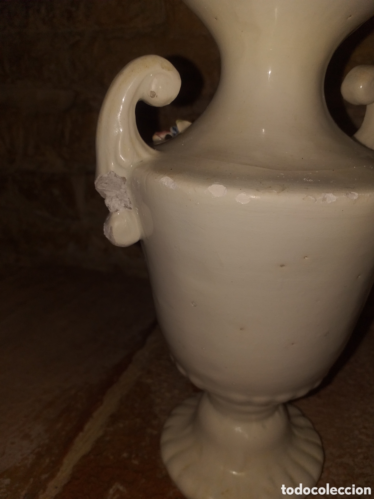 Antig&uuml;edades: Pareja jarrones ceramica - Foto 10