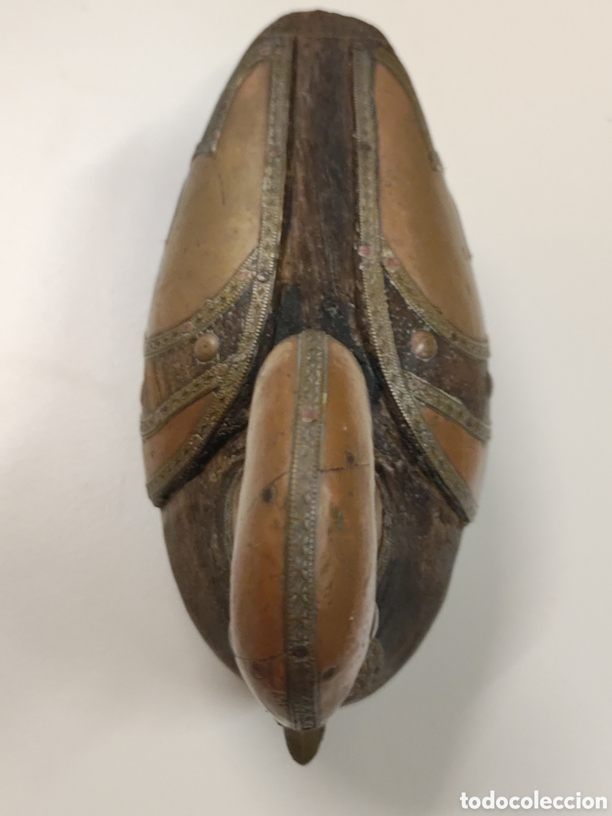 Antig&uuml;edades: Antiguo Pato madera, cobre y bronce - Foto 4