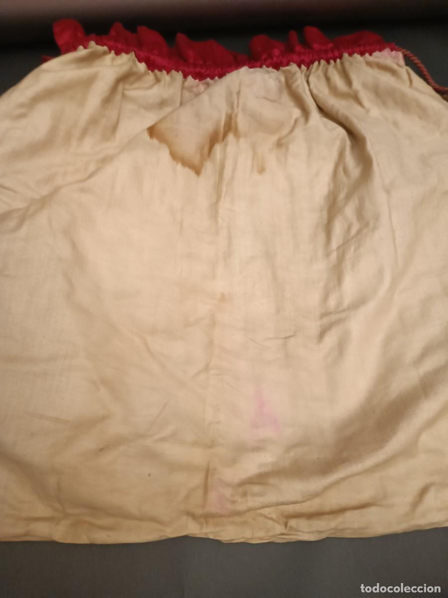 Antig&uuml;edades: BOLSA EN SEDA BORDADA S.XIX - Foto 12
