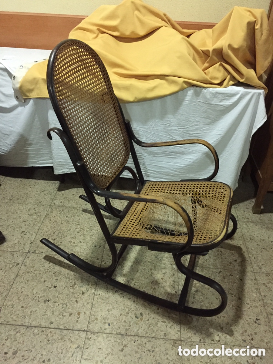 Antig&uuml;edades: MECEDORA PRINCIPIOS S.XX PARA RESTAURAR - Foto 2