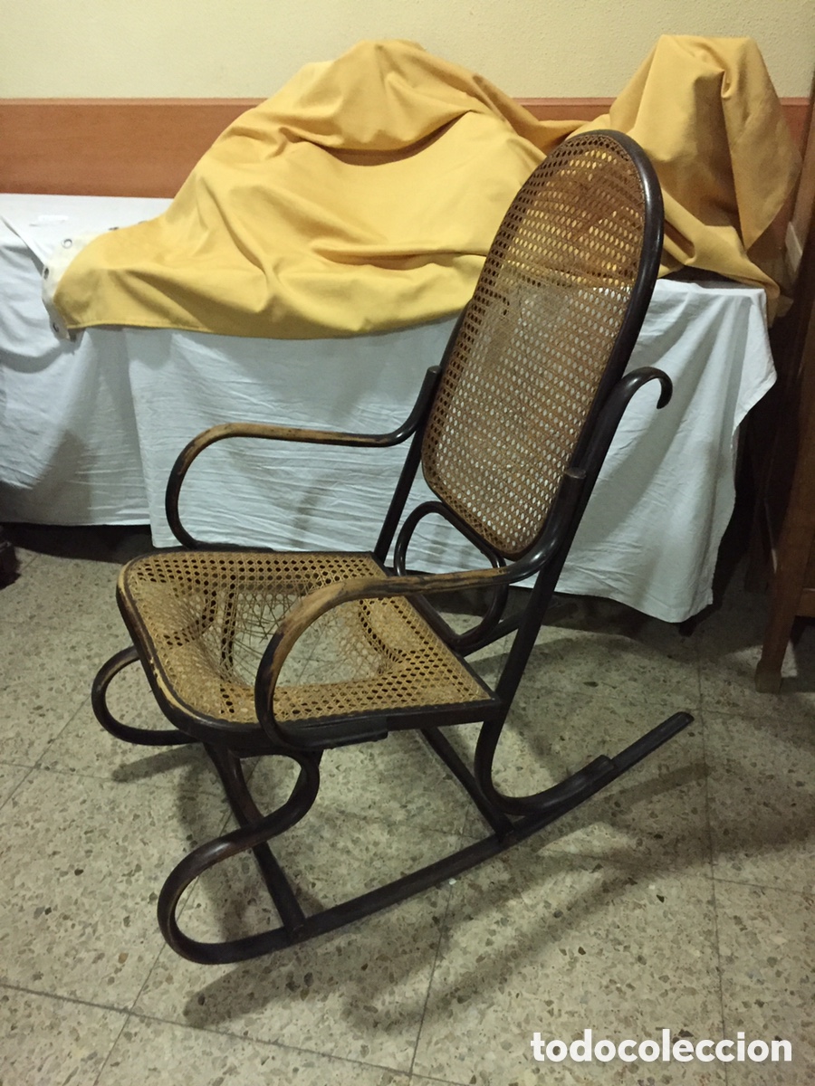 Antig&uuml;edades: MECEDORA PRINCIPIOS S.XX PARA RESTAURAR - Foto 4