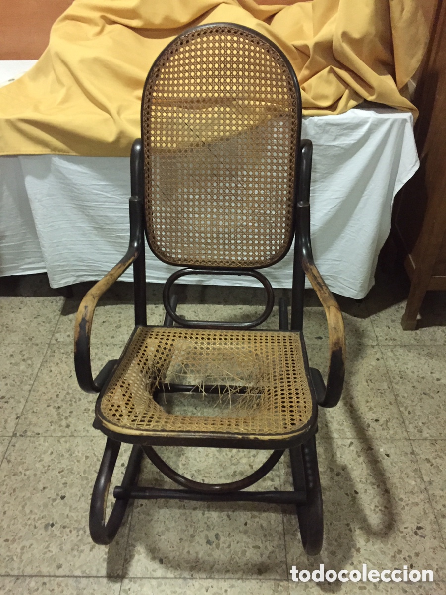 Antig&uuml;edades: MECEDORA PRINCIPIOS S.XX PARA RESTAURAR - Foto 1