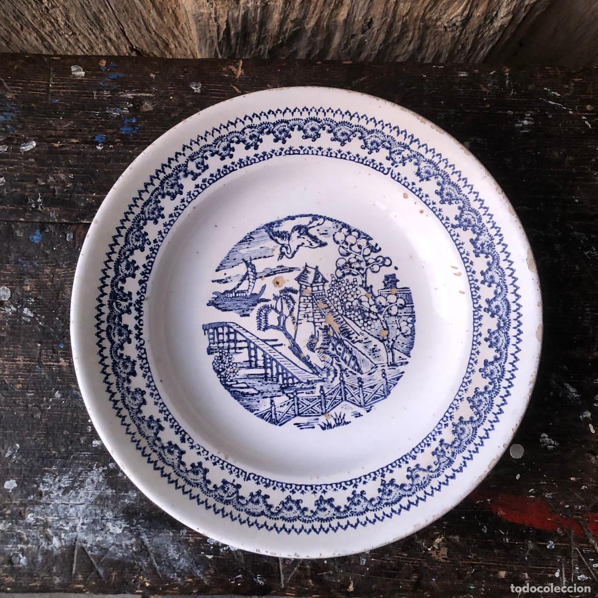 Antig&uuml;edades: Plato hondo antiguo - Foto 1