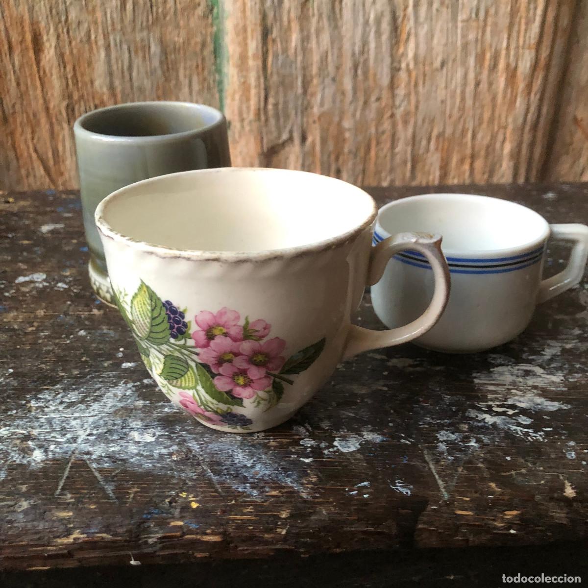 Antig&uuml;edades: Tres tazas vintage - Foto 8