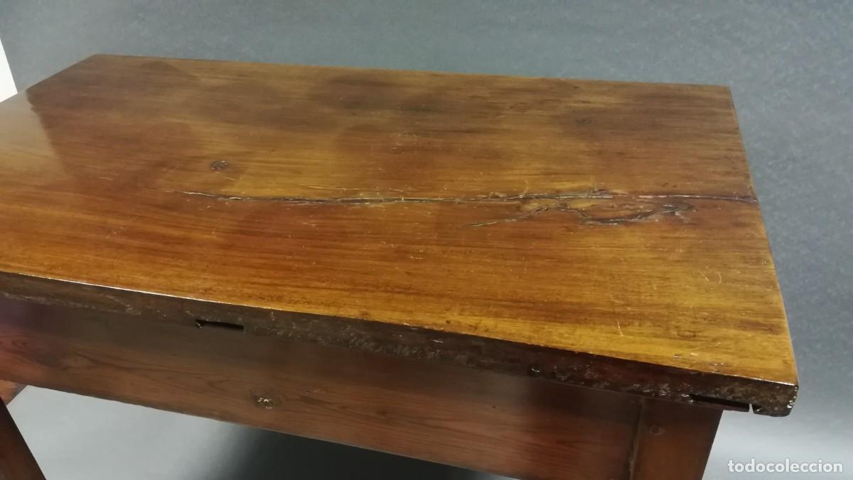 Antig&uuml;edades: MESA AUXILIAR RUSTICA CON CAJ&Oacute;N - Foto 6