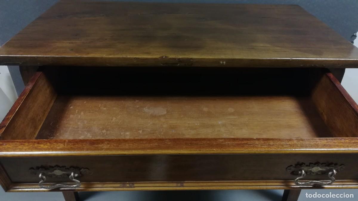 Antig&uuml;edades: MESA AUXILIAR RUSTICA CON CAJ&Oacute;N - Foto 8