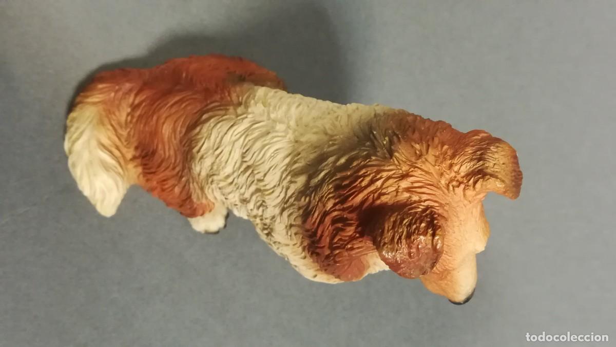 Antig&uuml;edades: FIGURA DE PERRO COLLIE EN RESINA - Foto 3