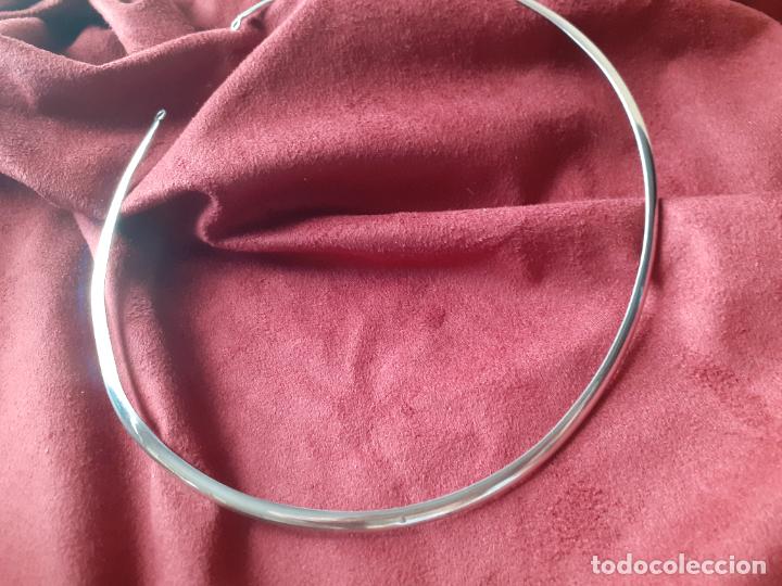 Antig&uuml;edades: Gargantilla de plata - Foto 4