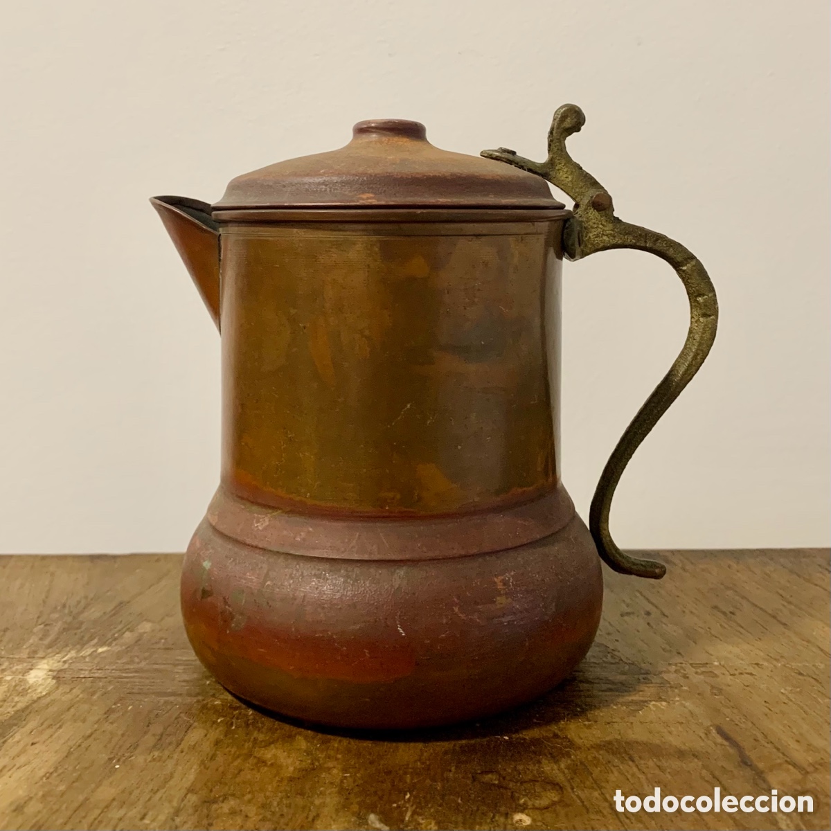 Antig&uuml;edades: Antique copper coffee pot - Foto 2