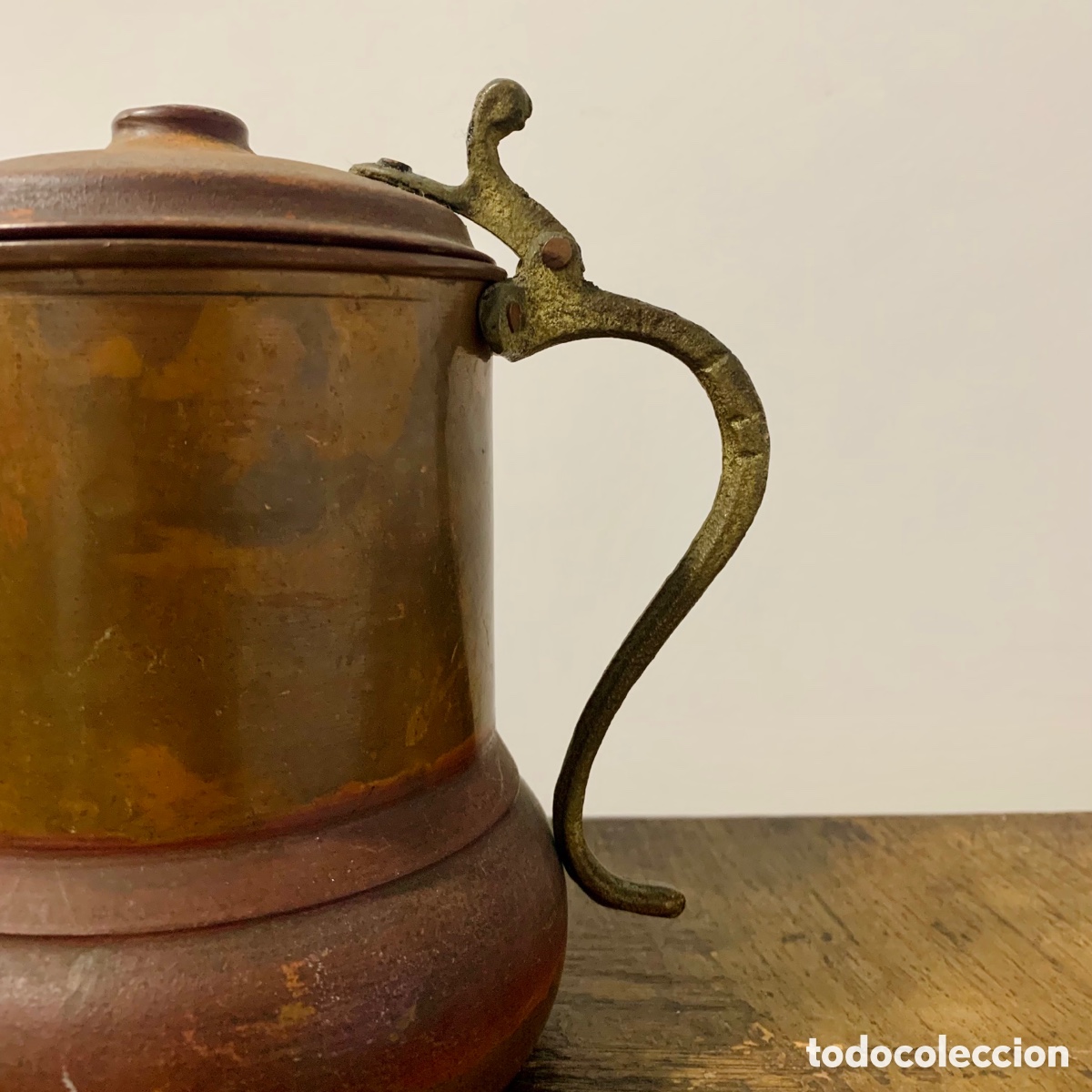 Antig&uuml;edades: Antique copper coffee pot - Foto 3