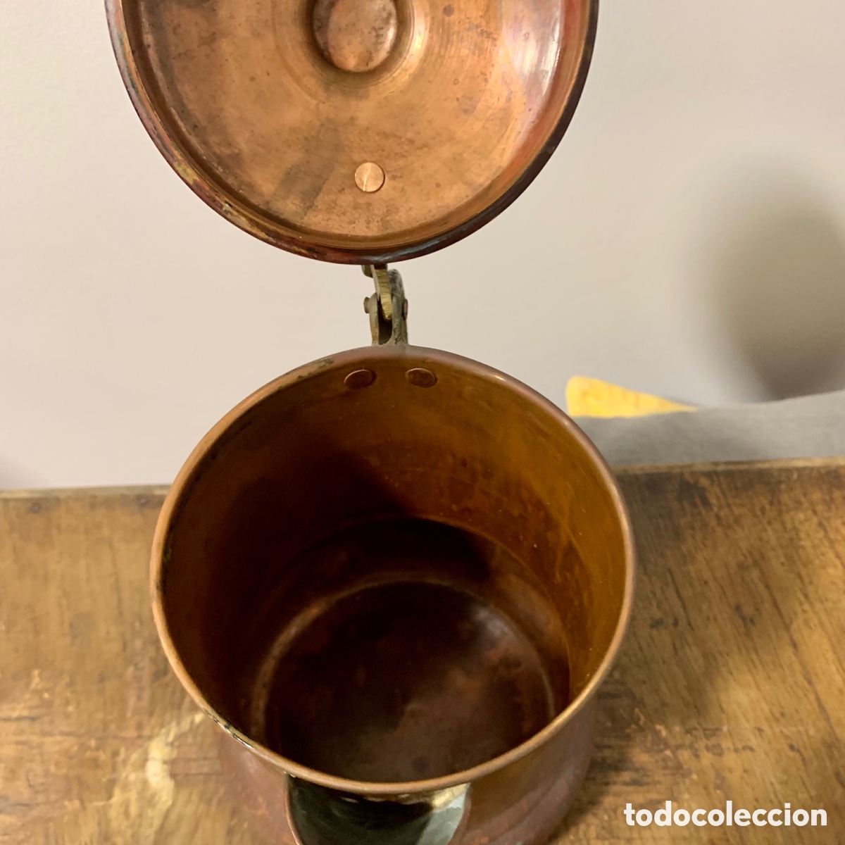 Antig&uuml;edades: Antique copper coffee pot - Foto 5
