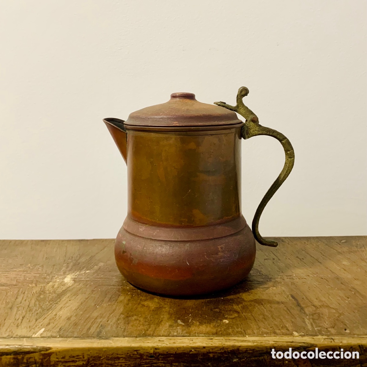 Antig&uuml;edades: Antique copper coffee pot - Foto 1