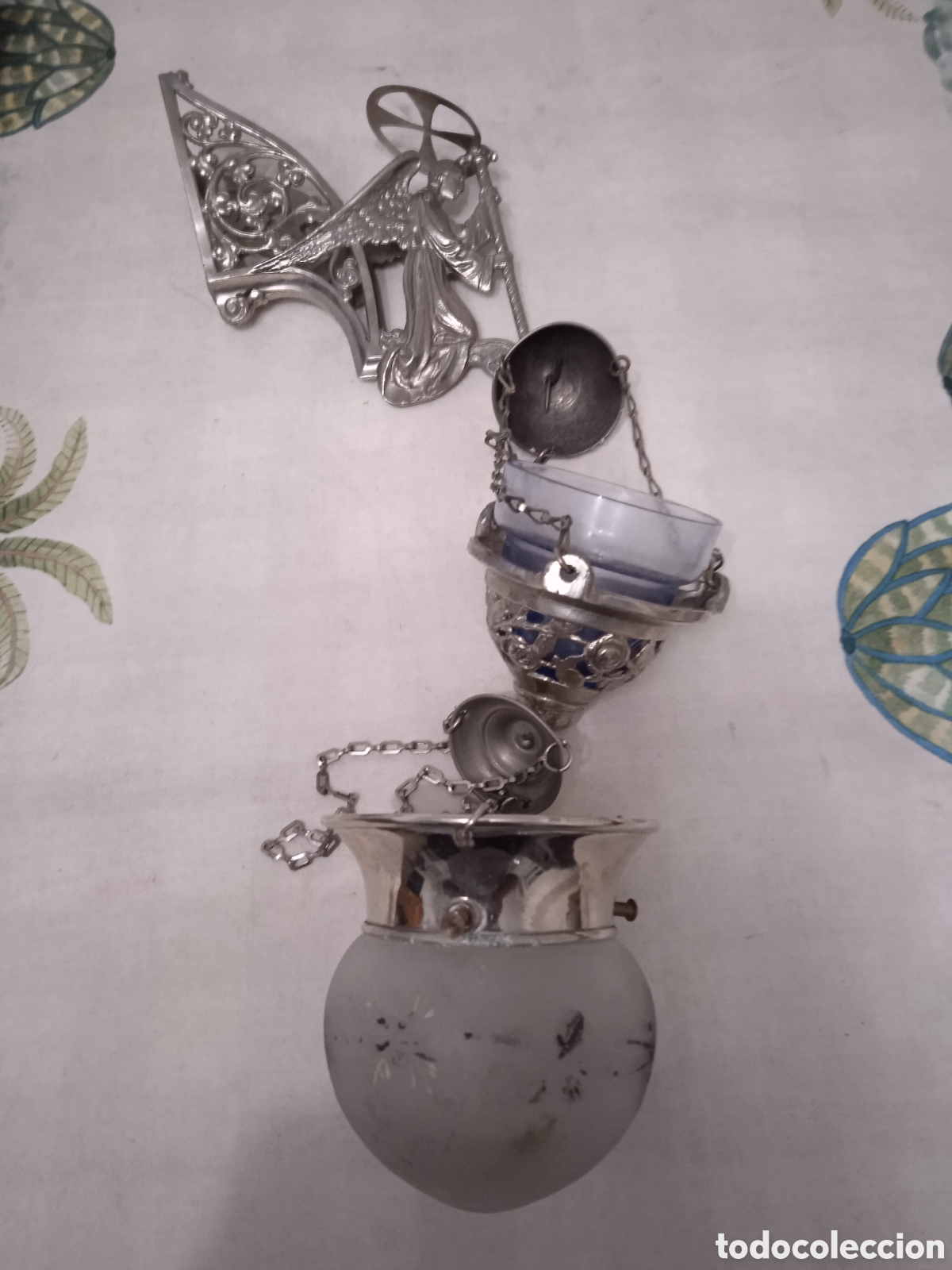 Antig&uuml;edades: Bonita l&aacute;mpara evotiva - Foto 5