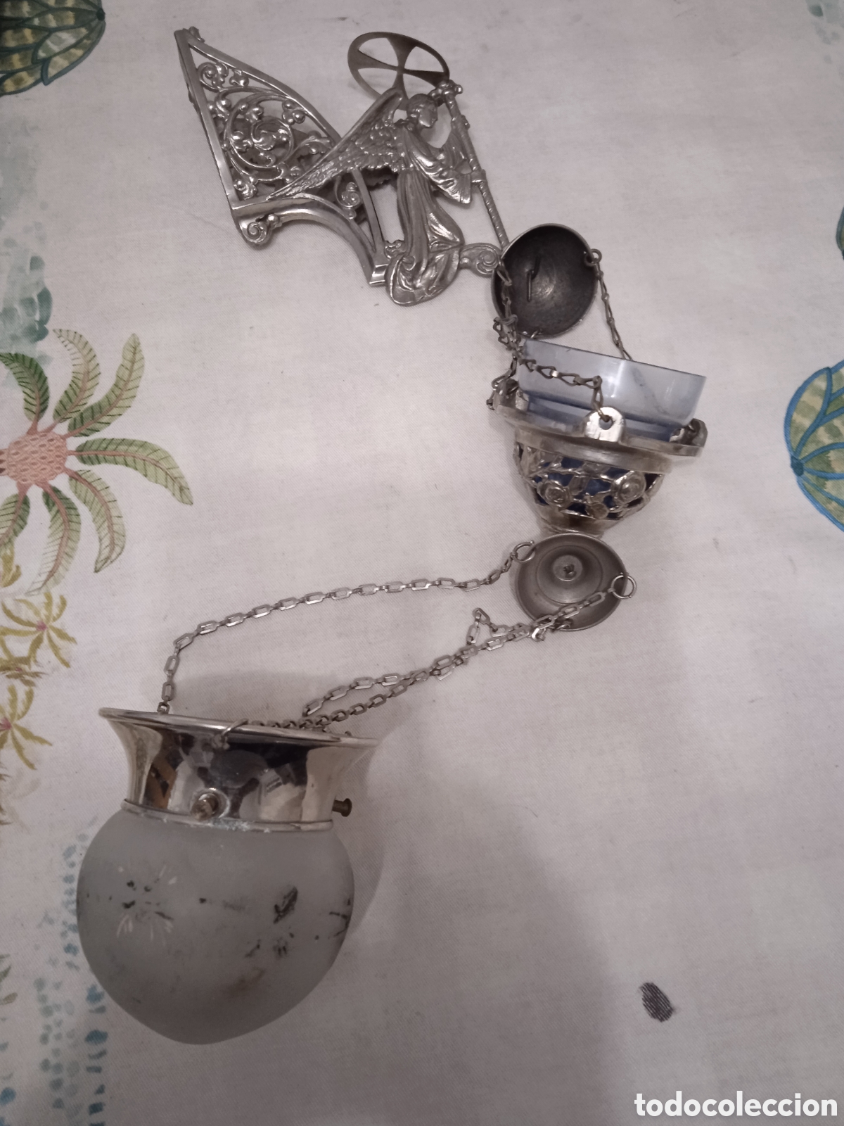 Antig&uuml;edades: Bonita l&aacute;mpara evotiva - Foto 1