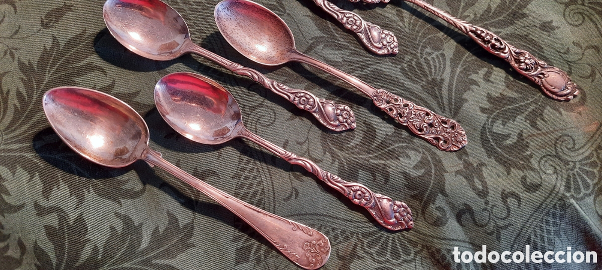 Antig&uuml;edades: Antiguas cucharas de epoca en plata - Foto 1
