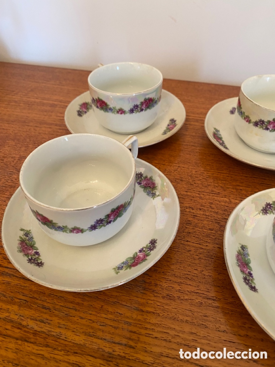 Antig&uuml;edades: Juego de tazas - Foto 3