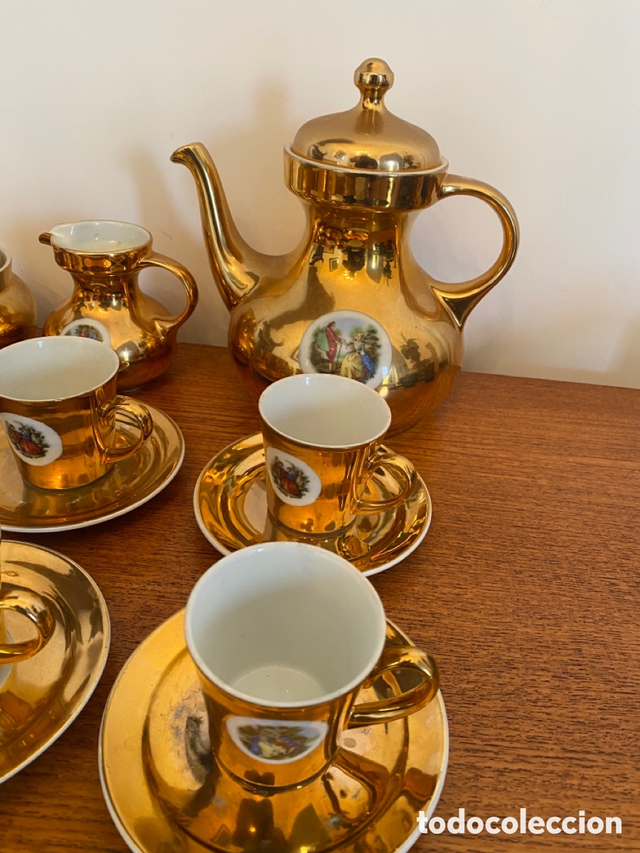 Antig&uuml;edades: Juego de t&eacute; en buenas condiciones - Foto 2