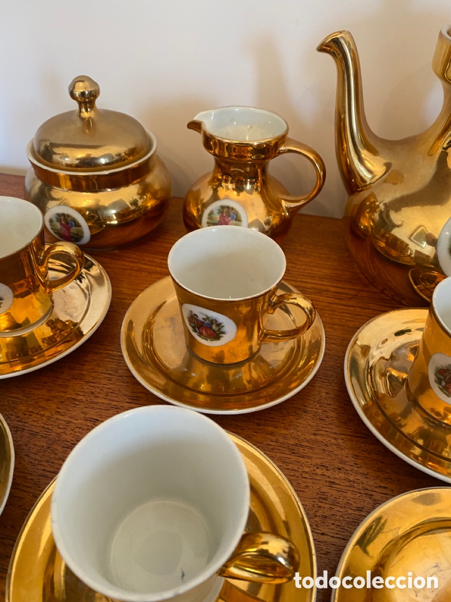 Antig&uuml;edades: Juego de t&eacute; en buenas condiciones - Foto 3