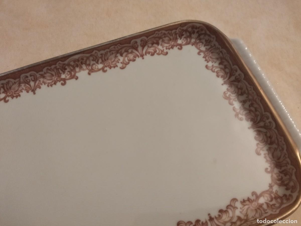 Antig&uuml;edades: Preciosa bandeja rectangular de porcelana langenthal suisse. - Foto 3