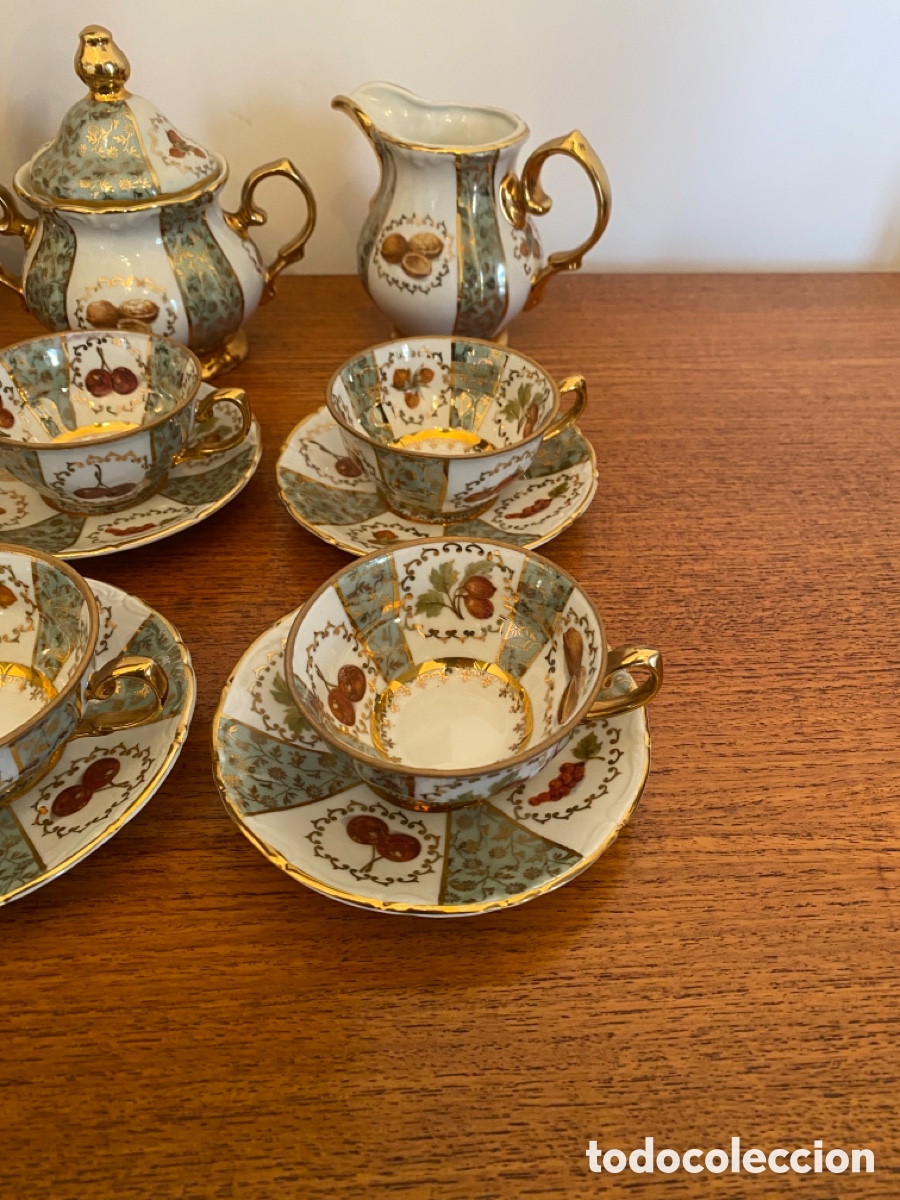Antig&uuml;edades: Juego de t&eacute; en buen estado - Foto 2