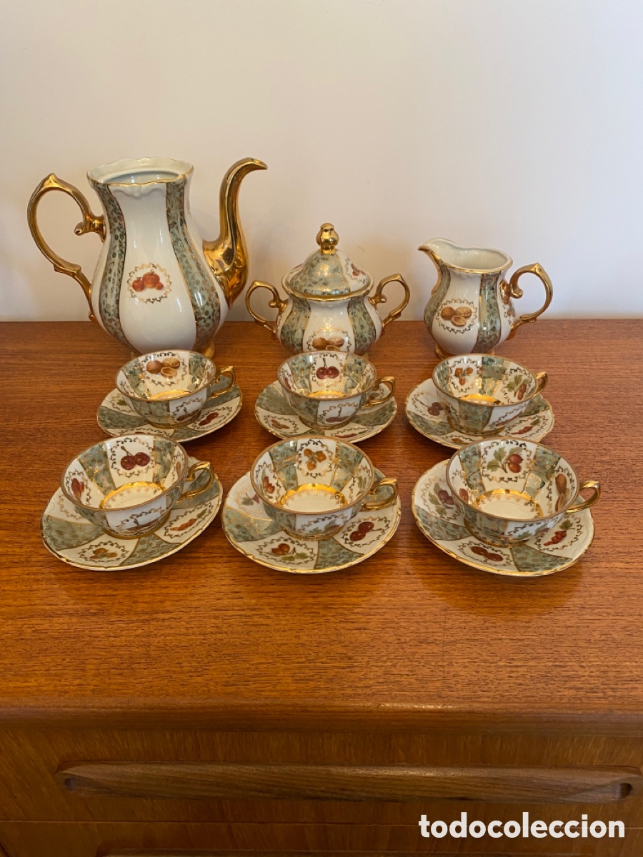 Antig&uuml;edades: Juego de t&eacute; en buen estado - Foto 1